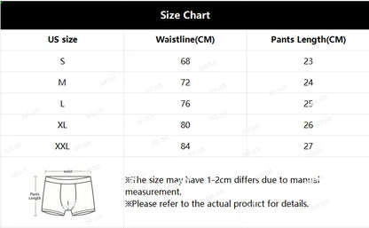 6pcs Pack Black Boxer Shorts Men Underpants Soft Breathable Male Underwear Men Leisure Boxer Briefs 2026 Panties