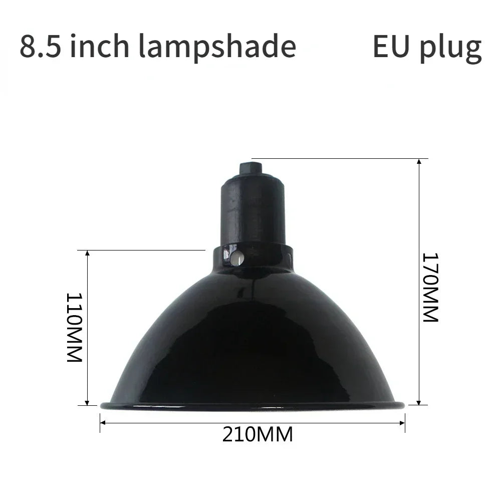 Reptile 5.5/8.5/10 Inch Deep Dome Lampshade Pet Snakes Lizards Geckos Terrariums Anti-scald Protective Shade Light Fixture