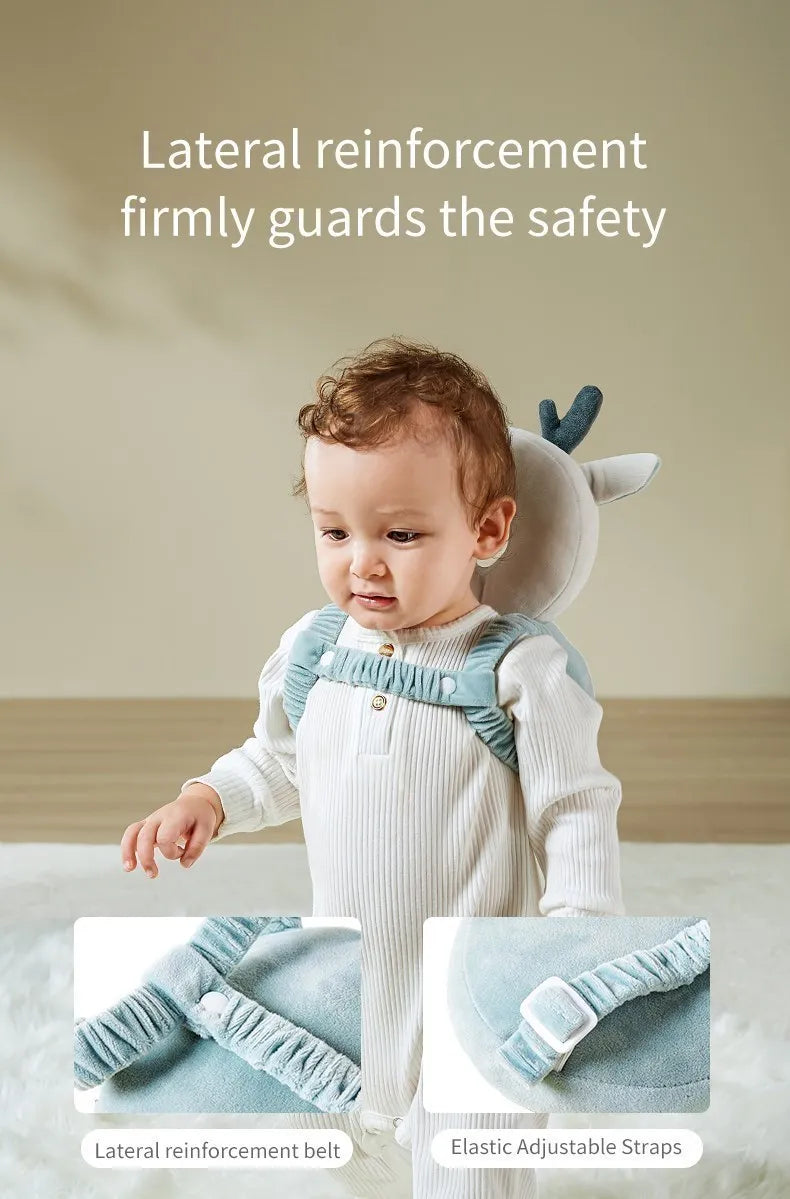 AIBEDILA Newborn Head Back Protector Baby Protect Pillow Learn Walk Headgear Prevent Injured Safety Pad Prevention Fall Pillows