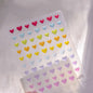 Line Flower Powder Blusher Love Heart High Quality Jelly Series Adhesive Nail Sticker Nail Art Decoration Decals Design T-2830