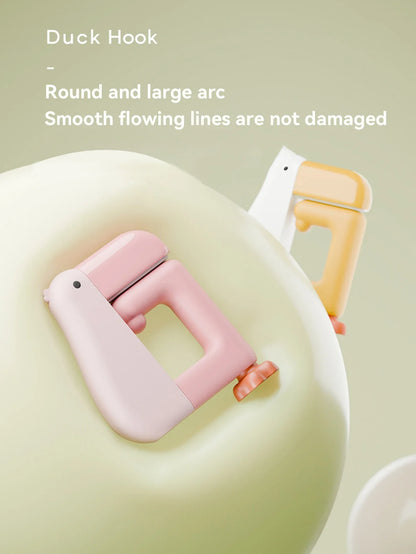 Portable Office Supplies Thinking Duck  Hook Hanging Decor Table Interesting Wallet Bag Hook Wall Hanger Bracket Handbag Non Pun