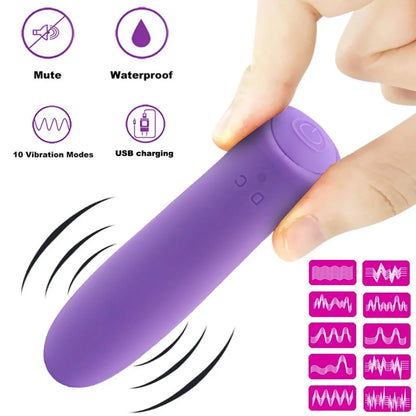 Wholesale Mini Bullet Vibrator for Women Sex Toys G-spot Clitori Stimulator Female Maturbator Vagina Vibration Adult Erotic Toys