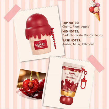 Dubai Arabia Gourmet Eau De Toilette 50ml Cherry Croissant Strawberry Chocolate Scent Cute Delicate Pendant Body Perfume Spray