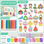 DIY Crystal Gel Painting Kit Craft Handmade Toy Children Graffiti Coloring Gift Fairy Tale & Animal Themes Educational Art Kits