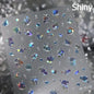 Colorful Bagful Jellyfish Bubbles Swimming Rings Rainbow Stars Ocean Starfish Self Adhesive 5D Nail Art Sticker Manicure Decal