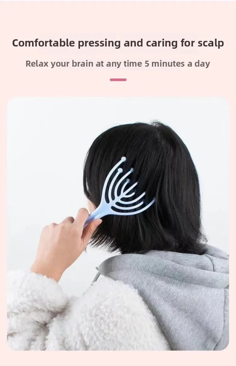Nine Claw Massager Head Massage Ball Soul Extractor Scalp Comb Relaxation and Stress Relief Scratching Tool