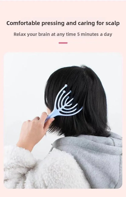 Nine Claw Massager Head Massage Ball Soul Extractor Scalp Comb Relaxation and Stress Relief Scratching Tool