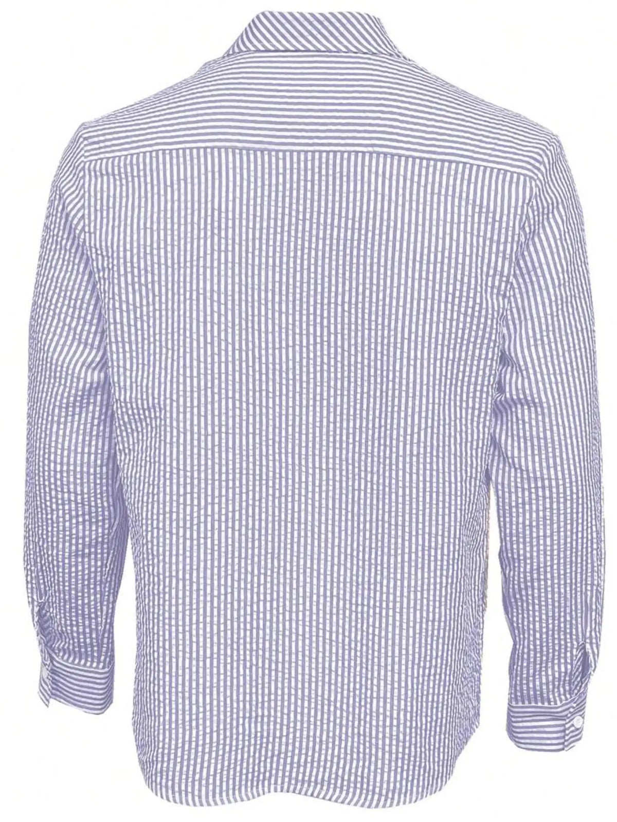 Men's Long Sleeve Striped Shirt with Loose Fit Stylish Comfortable Casual Wear for All Seasons Ideal for Outdoor Activities