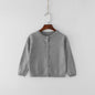 Baby Girls Embroidery Sweater Cardigan Autumn Fashion Cotton Floral Collar Kids Knitted Cardigan Rabbit Coat Outerwear Korean