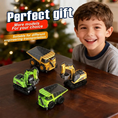 1:64 Remote Control and Alloy Truck Forklift with Trailer Worktop Mini Bluetooth RC Elevator Vehicle Children's Toy Holiday Gift