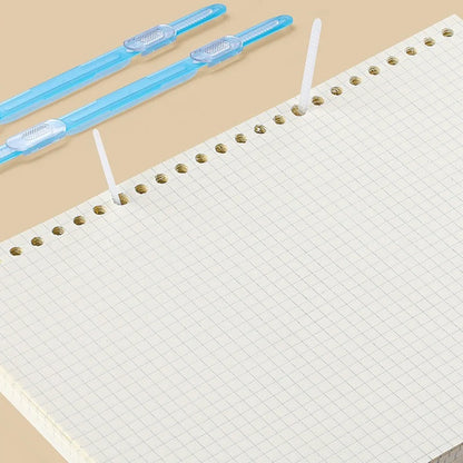 12pcs Binding Clips Strip Kawaii 2 Hole Loose Leaf Clips A4 Paper Fasteners DIY Scrapbook File Folder Notebook Accessories