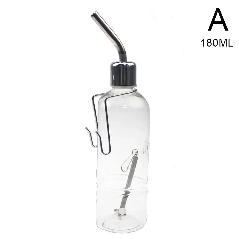 Water Bottles for Rabbit Ferret Small Bird Guinea Pigs Rats Hamster Cage Hanging Liquid Feeder for Small Animals Puppy 180/350ML