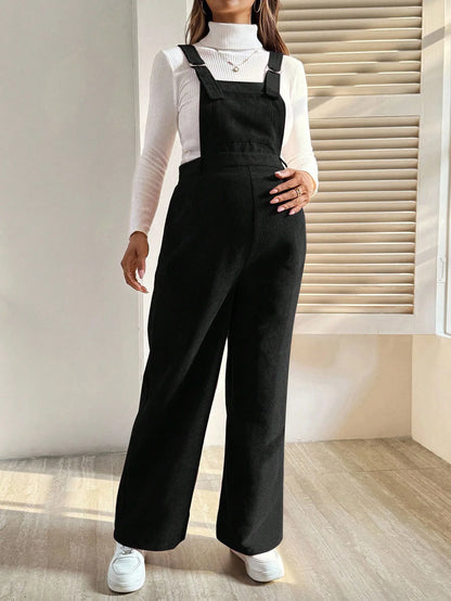 Maternity Clothes Pregnancy Clothing for Pregnant Women Pants 2025 Autumn Winter Fashion Elastic Loose Corduroy Overalls Waist