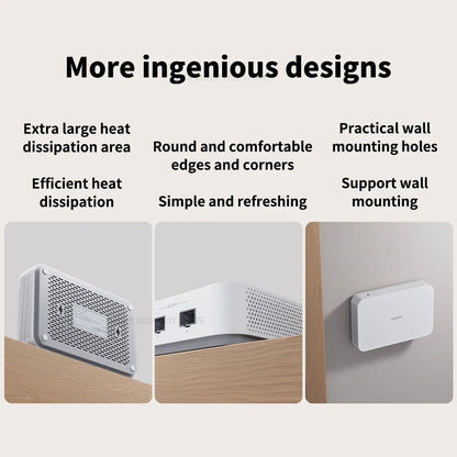 NEW Xiaomi Mi 10G Ethernet Switch 4×2.5G+2×10GMbps Mini Network Switches VLAN Ethernet Splitter Lan Router 6 Ports Hub Switch