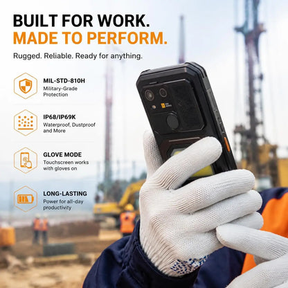 AGM G3 5G Rugged Phone 24GB(12+12) 512GB Wireless Charging 10000mAh Phone 6.72' 120Hz Dimensity 7300 Android15 Camping Light