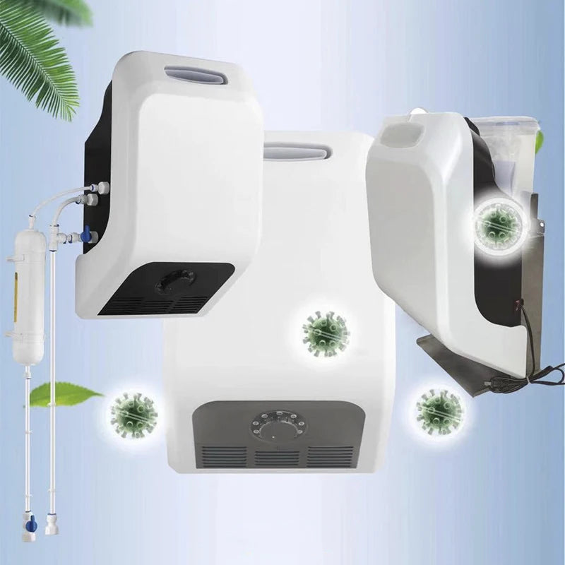Commercial Humidifier Wall-mounted Spray Ultrasonic Air Humidifier Connect To Water Tap Air Purifier Diffuser Mist Maker Fogger