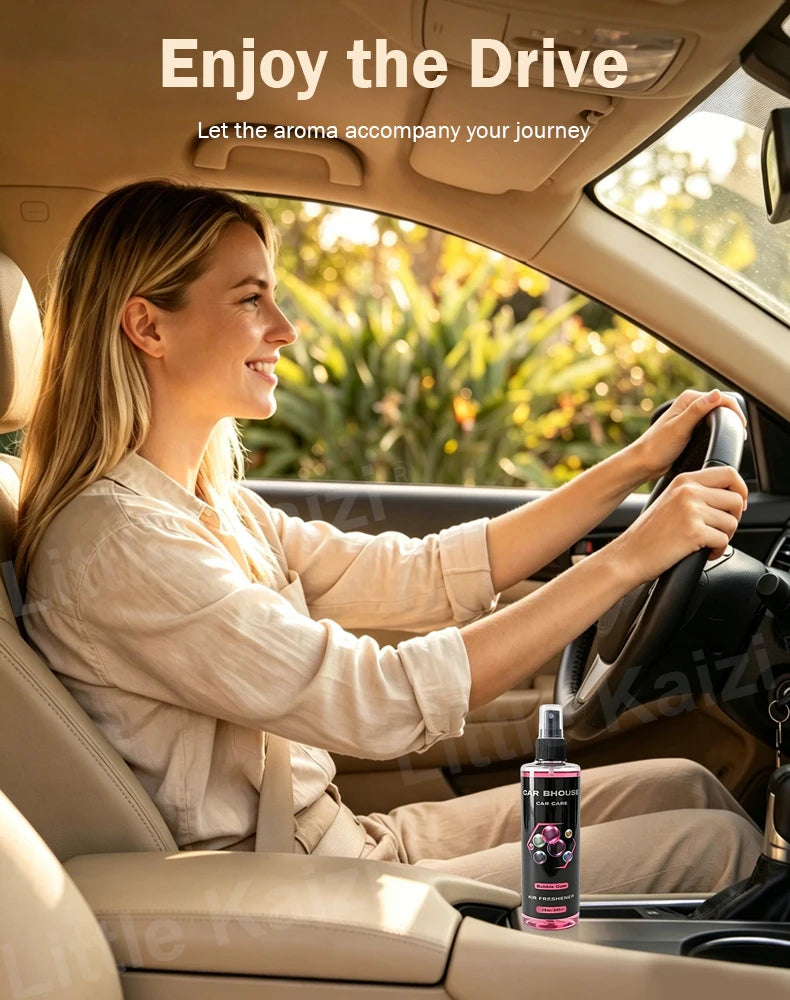 1pcs 245ml Car Air Freshener Spray, 8 Scents, Long-Lasting Odor Eliminator for Car & Home