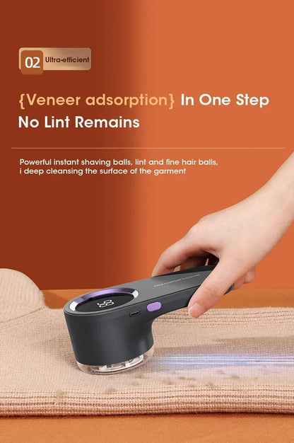 1PC Lint Remover for Clothing  Digital Electric Pellet Fluff Remover USB Rechargeable Fuzz Fabric Shaver Sweater Dropshipping