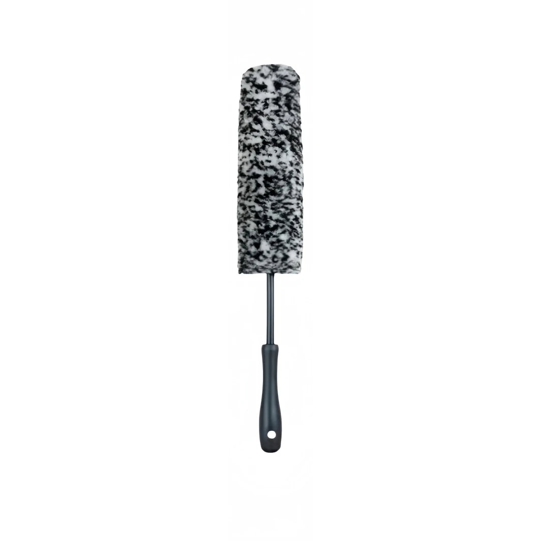 Auto Wheel Rim Brush Soft Bristle Long Car Tire Detailing Washing Tool for Exhaust Tips Engine Vehicle Motorcycle Truck SUV RV
