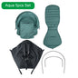 MomTan Stroller Accessories Replacement Set Extended Canopy & Seat Cushion & Seat Base For Babyzen YOYO Series & Stokke YOYO3