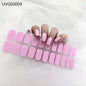 20/22Tips UV Semi cured Gel Nail Stickers Waterproof Long Lasting Full Gel Nail Wraps Press On Nail Decal DIY Manicure