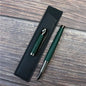 Office and study writing pen 0.5mm Black Knight fountain pen F Tip All metal copper pen holder
