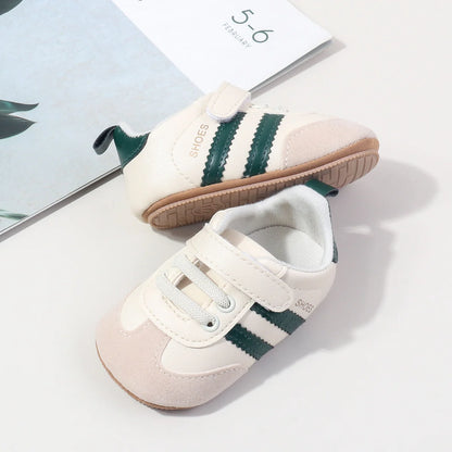 2025 Hot Selling Spring And Autumn Baby Unisex First Walking Indoor Outdoor Toddler Shoes For 0-18M High Quality PU Leather