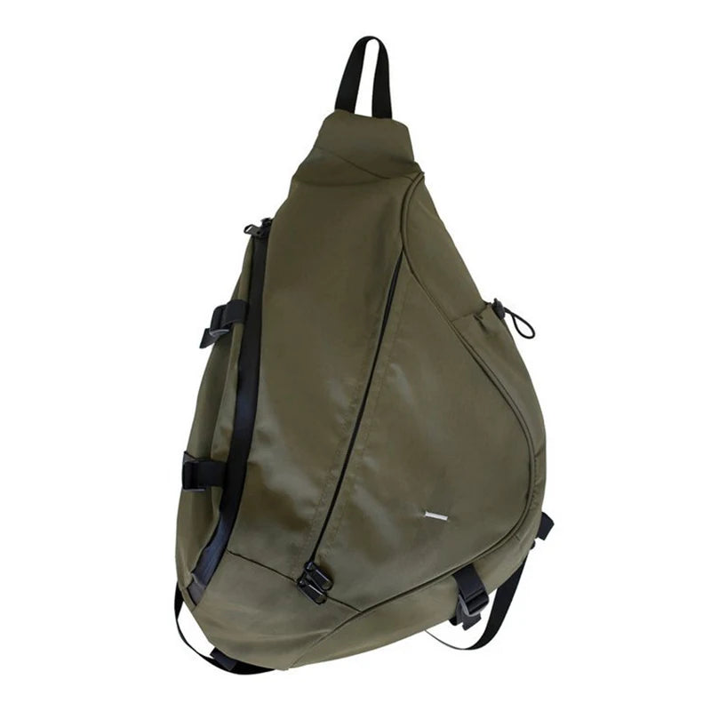 Large Capacity Men's Chest Pack Casual Hip Hop Travel Unisex Crossbody Bag High Quality Nylon Storage Shoulder Bag Free Shipping
