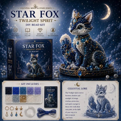 3D Design Animal Guardian Beading Kit Handmade Material Package Animal Bead Set with Colorful Beads Animal Shape Bead Craft Set