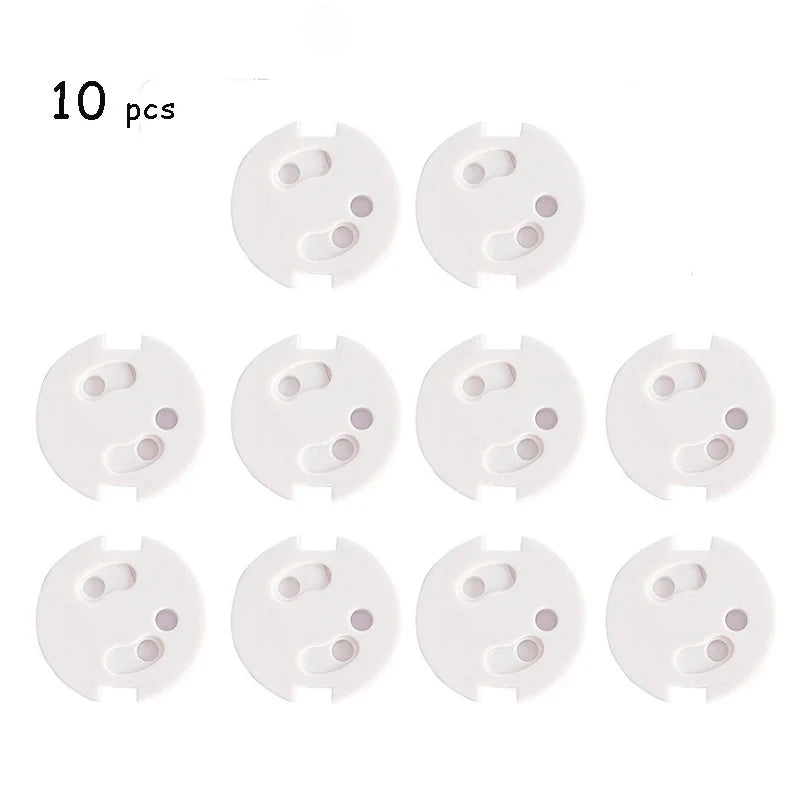Baby Safety Socket Covers 10pcs Electrical Plastic Outlet Protectors Child Safe Socket Security Protection