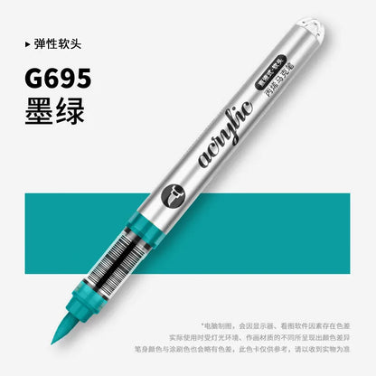 1 PC 120 Colors Acrylic Paint Marker Pens Professional Drawing Pens for Graffiti Manga School Aesthetic Stationery Art Supplies