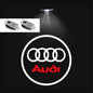 2pcs Car Door Welcome Lights Projector Ghost Shadow Lamp for Audi A1 A3 8P 8V A4 A5 A6 A7 A8 Q3 Q5 Q7 Q8 Sline TT Logo
