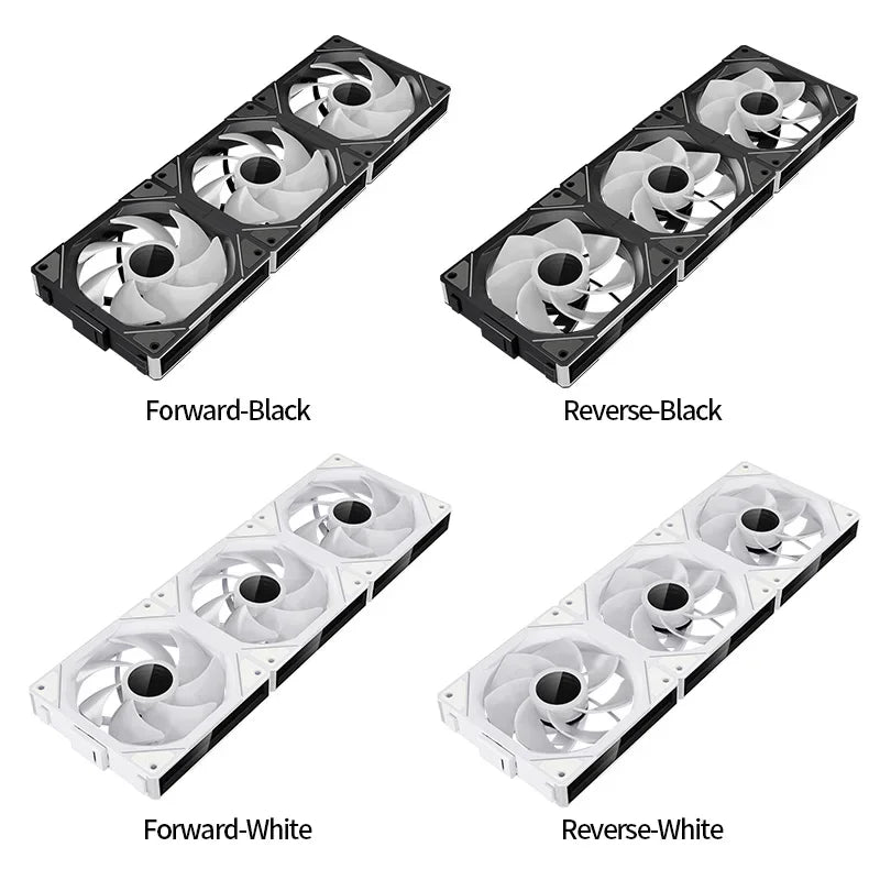 Teucer JM-1 PC Case Fan Mirror Cycle ARGB Light 120mm 3in1 800-2000rpm 12v/4Pin PWM Low noise Chassis Water Cooling Ventilador