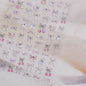 Colorful 5D Happy Birthday Nail Art Sticker Cake Candle Numbers Musical Note Cute Bear Stars Cherry Self Adhesive Manicure Decal