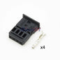 1 Set 4 Pin Automotive Connector Car Ambient Light Door Light Wire Harness Plug 968813-9 838069609 0-1452576-1 968813-1