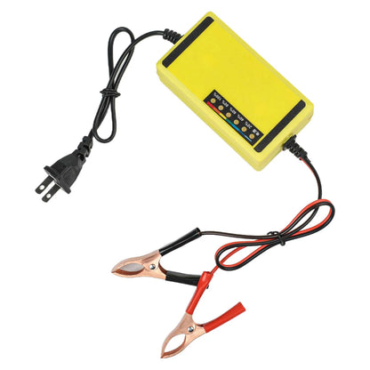 1Pcs Car Battery Charger 12V Fast Charging Automatic High-Power Charger Car Motorcycle Battery Charger Acid Battery Charger