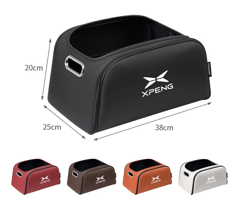 Car Trunk Organizer Box Storage Bag with Built-in Pocket For Xpeng P7 G9 G6 P5 X9 G7 N5 E29 G3 P7+ MONA M03 Auto Accessories