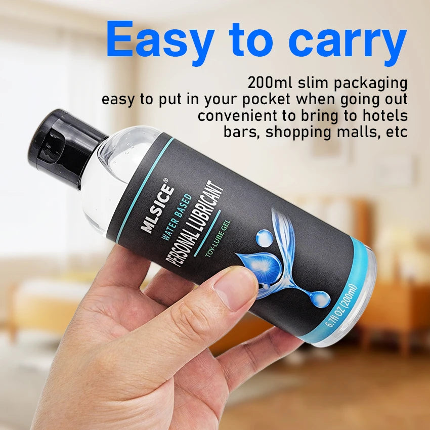 300ml Long-Lasting Silicone Based Lubricant for Sex Toy Stringy Anal Lube Suitable for Bathroom And Underwater Use For Men Women