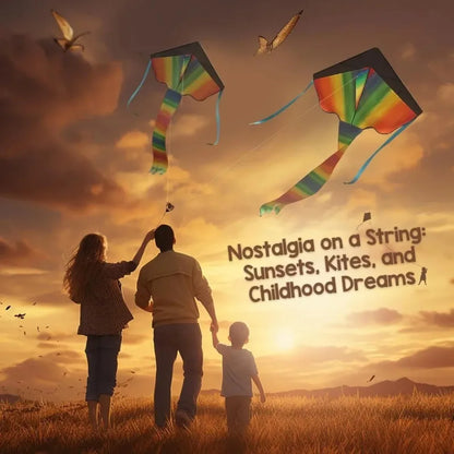 Outdoor Kites, Flying Kites, Triangular Kites with 100m Kite String, Outdoor Flying Tools, Ideal for Summer Outdoor Activities and Camping