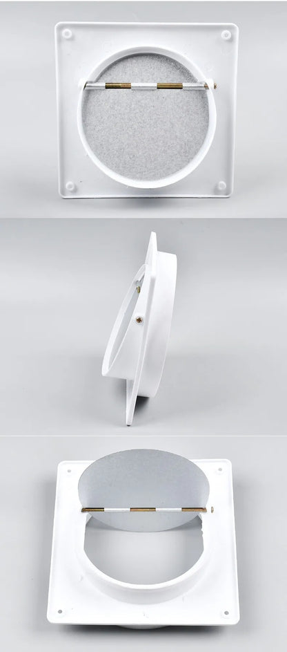 1PCS Bathroom Check Valves Pipe Ventilator Air Valve Backdraft Damper Duct Preventer Backflow Back Draft Damper Home Improvement