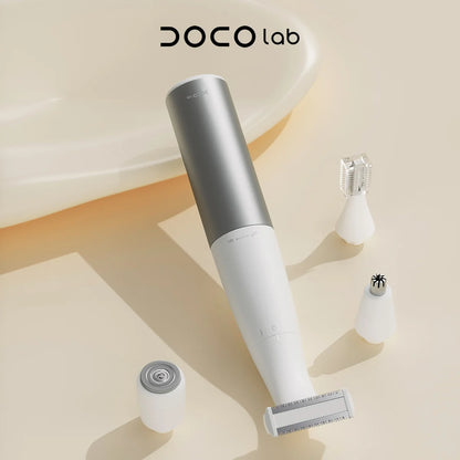 DOCOLAB Electric Razor Depilador Trimmer Shaver Epilator 4 In 1 Body Hair Removal Bekini Painless Cordless Gifts Men Women