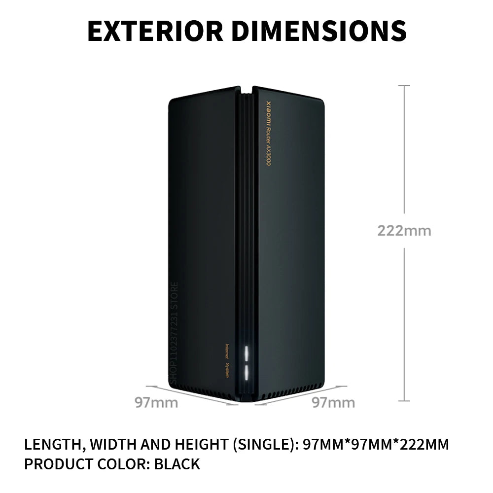 Original Xiaomi Ax3000 Wifi Router Repeater Extend Gigabit Amplifier Signal Booster WIFI 6 Nord Vpn Super Mesh 5GHz Mijia App-CN