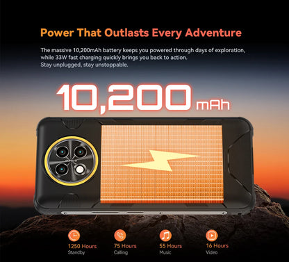 [Shipping From Poland] Cubot KingKong ACE 5 Android 16  10200mAh Rugged Smartphone 20GB(8+12) RAM 256GB ROM 6.745" 120Hz NFC