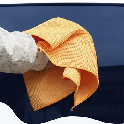 1/5/10Pcs Car Wash Towel Glass Cleaning Water Drying Microfiber Window Clean Wipe Auto Detailing Waffle Weave for Kitchen Bath
