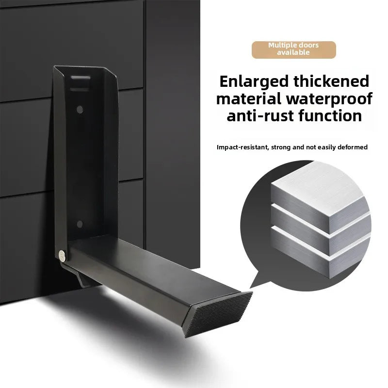 Stainless steel foot-mounted door arrester automatic door arrester safety windproof anti-slip card magnetic suction door clip