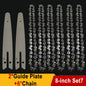 8 Inch Saw Bar 1/4"P Electric Saw 45 knots 22 knives Electric Chain Saw Guide Replacement Mini Steel Chainsaw Chains Garden Tool