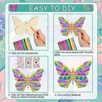 354 Butterfly Craft Sets, Butterfly Decorations, Handmade DIY Birthday Gifts, DIY Birthday Craft Sets