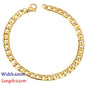 LUXUKISSKIDS Stainless Steel Couple Men/Woman Bracelets Fashion Curb Cuban Link Chains On Hand Rock Bracelet Wrist Jewelry Gifts