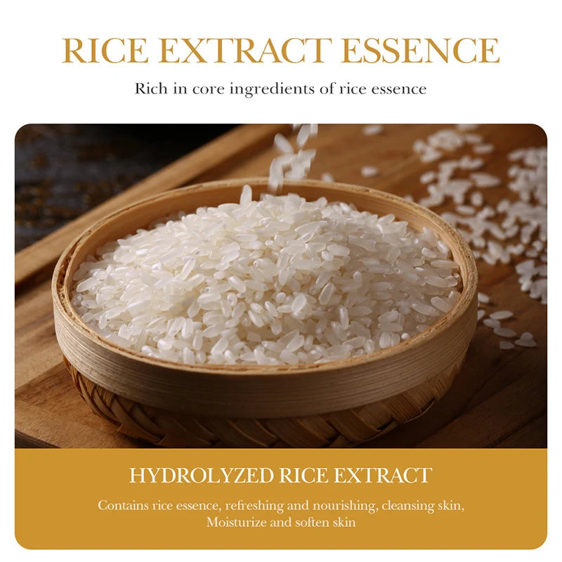 Rice Plasma Soap, Face & Bath Soap, Essential Oil Handmade Soap, Bath & Shower Oil Control, Hydrating & Moisturizing, 100g/box