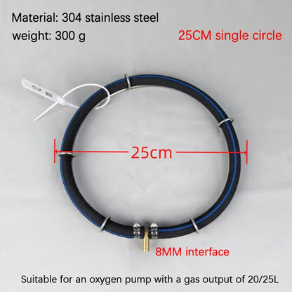 1Pc Stainless Steel Koi Fish Pond Oxygenation Aquarium Supplies Nano Aeration Disc Fish Pond Seafood Pond Oxygen Plate